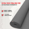 4mm Thick Premium Exercise Grey Color Yoga Mat - Image 6