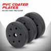 PDS-20P PVC Coated Cement Dumbbells Set - Image 7
