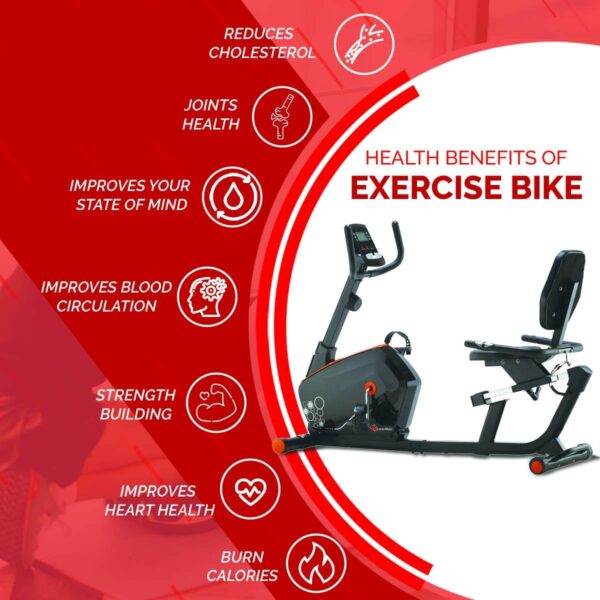 BR-600 Magnetic Recumbent Bike - Image 7