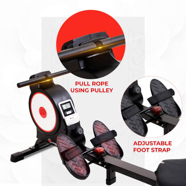 RH-150 Magnetic Foldable Rowing Machine for Home use - Image 4
