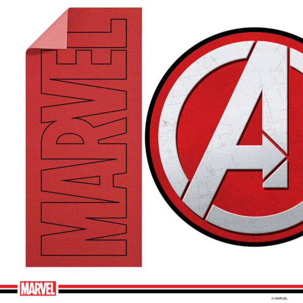 YP6-1.1 Marvel PVC Yoga mat with Bag for Gym Workout - Image 2