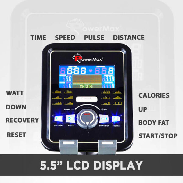 EH-850 Elliptical Cross Trainer with Hand Pulse, Water Bottle Cage for Home Use - Image 3