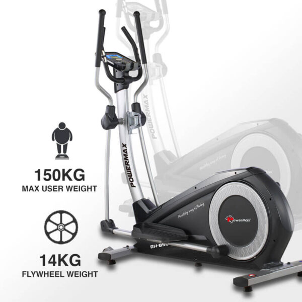 EH-850 Elliptical Cross Trainer with Hand Pulse, Water Bottle Cage for Home Use - Image 4