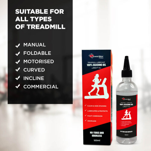 PMS-100 Silicone oil - Treadmill Belt Lubricant (100ml) - Image 3