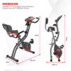 BX-110SX 3 in 1 Foldable Magnetic X Bike with Back Rest and Recumbent Bike - Image 4