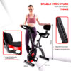 BX-110SX 3 in 1 Foldable Magnetic X Bike with Back Rest and Recumbent Bike - Image 8