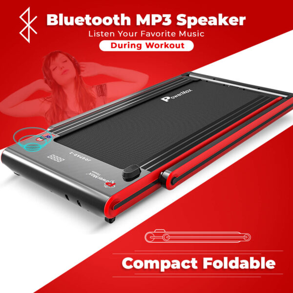 JogPad-2® Touch Screen Dual Display Treadmill with Bluetooth Speaker - Image 9