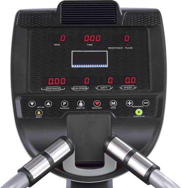 BR-4000C Commercial Recumbent Exercise Bike with iPad holder - Image 2