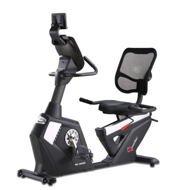 BR-4000C Commercial Recumbent Exercise Bike with iPad holder - Image 3
