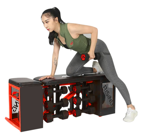 BDS-1000 Adjustable Combination Dumbbells Bench with Storage - Image 4