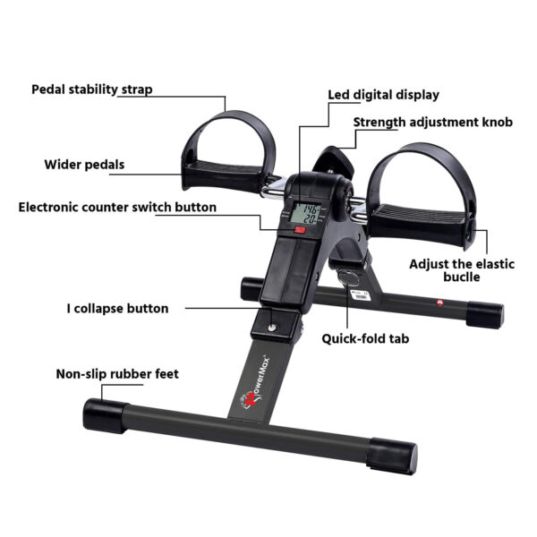 BS-MINI Mini Cycle Pedal Exerciser with Adjustable Resistance - Image 7