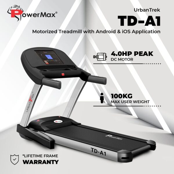 UrbanTrek™ TD-A1 Motorized Treadmill with Android & iOS Application - Image 2