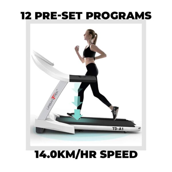 UrbanTrek™ TD-A1 Motorized Treadmill with Android & iOS Application - Image 7