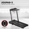 JogPad-3® Dual LED Display Treadmill with Office Desk & Wristband Remoter - Image 2