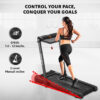 JogPad-3® Dual LED Display Treadmill with Office Desk & Wristband Remoter - Image 6