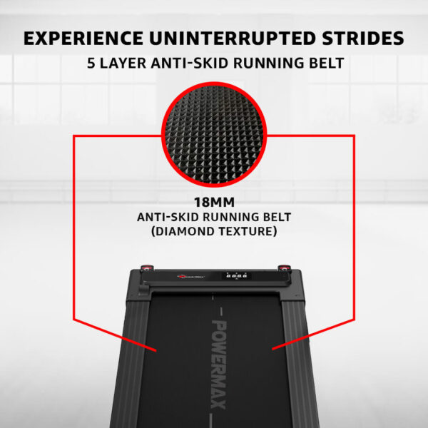 JogPad-3® Dual LED Display Treadmill with Office Desk & Wristband Remoter - Image 8