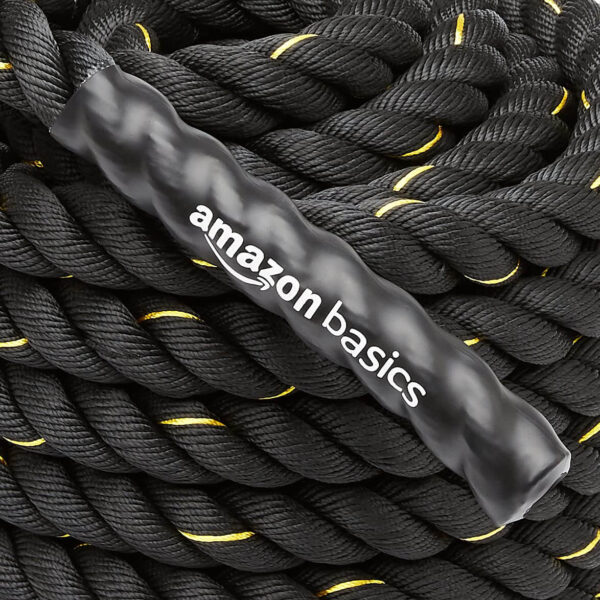 RB-12M Gym Battle Rope with Protective Hand Grip - Image 4