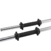 Dumbbell Bar (Solid) with Rubber Handle (16”)