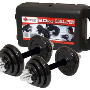 PDS-20 Dumbbells Set Metal Plates + Dumbbell Rods Home Gym