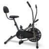BU-201 Dual Action Air Bike/Exercise Bike with Back Support