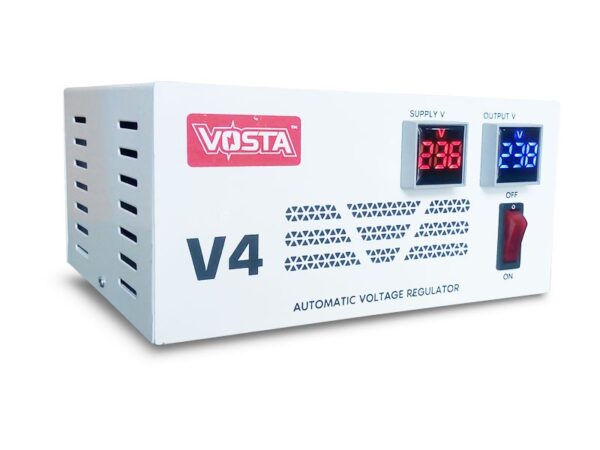 Vosta V4 Digital Stabilizer - Input: 180~270 VAC & Output: 220 VAC (±9%)