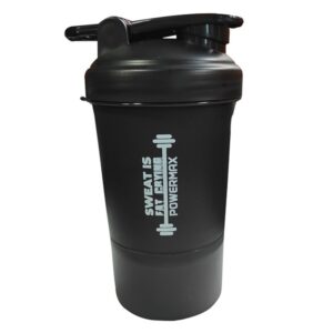 PSB-4S-B (400ml) Protein Shaker Bottle with Single Storage
