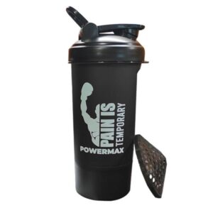 PSB-6S-B (600ml) Protein Shaker Bottle with Single Storage
