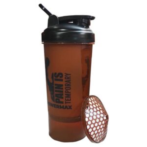 PSB-6S-C (600ml) Protein Shaker Bottle with Single Storage
