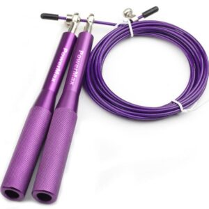 JA-3 (Purple) Exercise Speed Jump Rope With Adjustable Cable