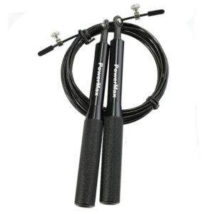JA-3 (Black) Exercise Speed Jump Rope With Adjustable Cable