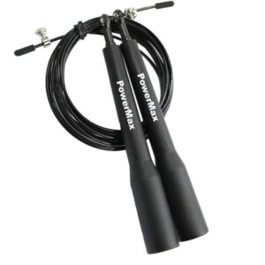 JP-5 (Black) Exercise Speed Jump Rope With Adjustable Cable
