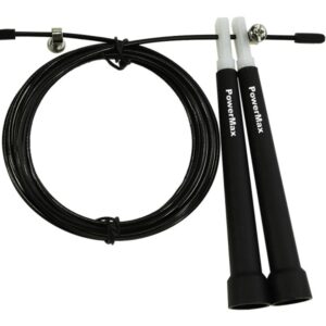 JP-2 (Black)  Exercise Speed Jump Rope With Adjustable Cable