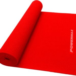 6mm Thick Premium Exercise Red Color Yoga Mat