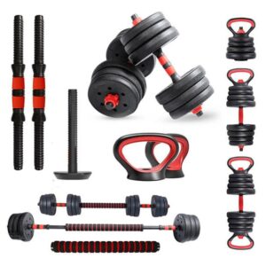 PDKS-20P Adjustable PVC Cement Kettlebell Dumbbells Set