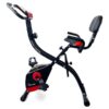 BX-110SX 3 in 1 Foldable Magnetic X Bike with Back Rest and Recumbent Bike