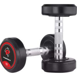 Rounded Rubber Dumbbells