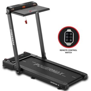 JogPad-3® Dual LED Display Treadmill with Office Desk & Wristband Remoter