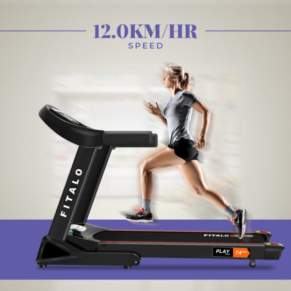 Play T4 Pro Motorised Treadmill with Voice broadcast - Image 4