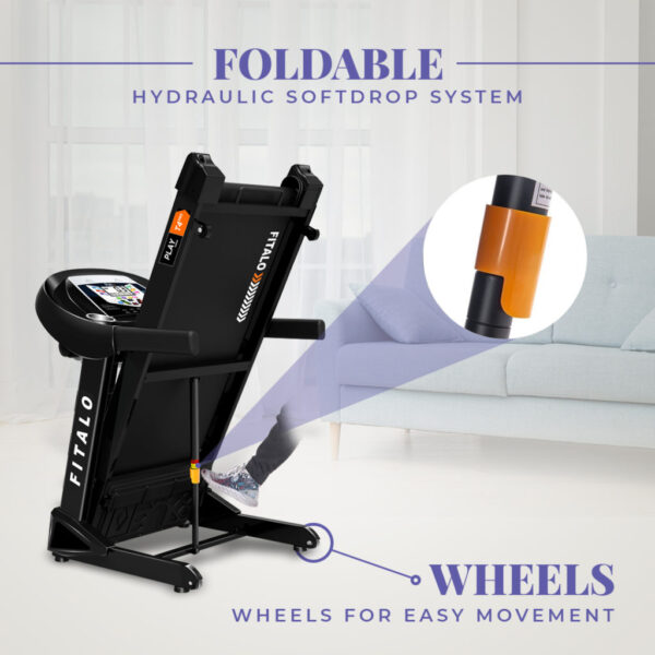 Play T4 Pro Motorised Treadmill with Voice broadcast - Image 6