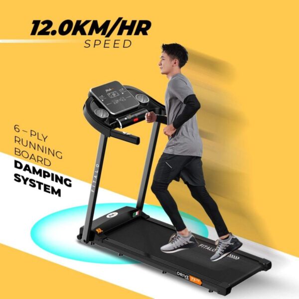 Drive T1 Lite Motorised Treadmill for Home Use - Image 4