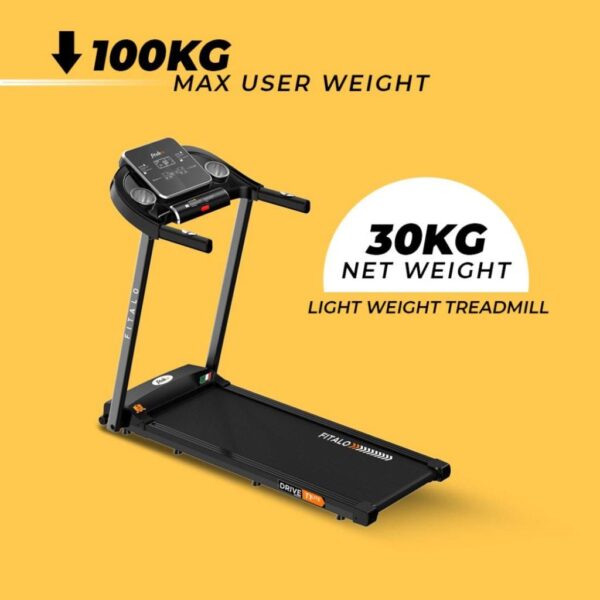 Drive T1 Lite Motorised Treadmill for Home Use - Image 7