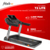 Play T2 Lite Installation Free Treadmill with Bluetooth Speaker - Image 2