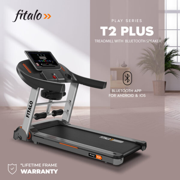 Play T2 Plus Installation Free Multifunction Treadmill - Image 2