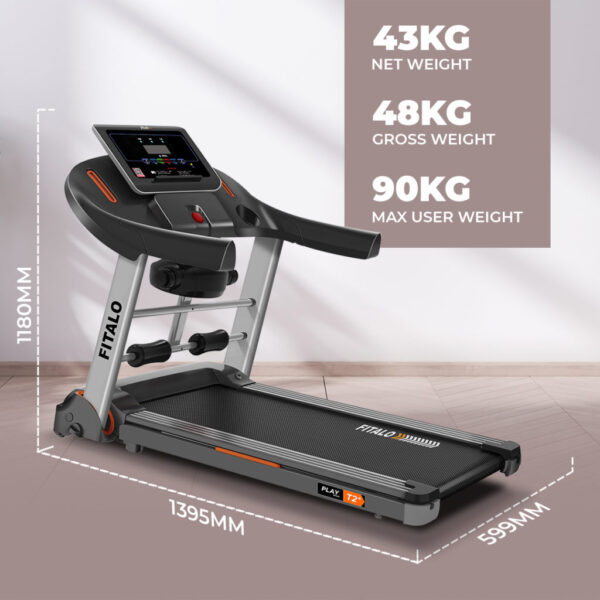 Play T2 Plus Installation Free Multifunction Treadmill - Image 7