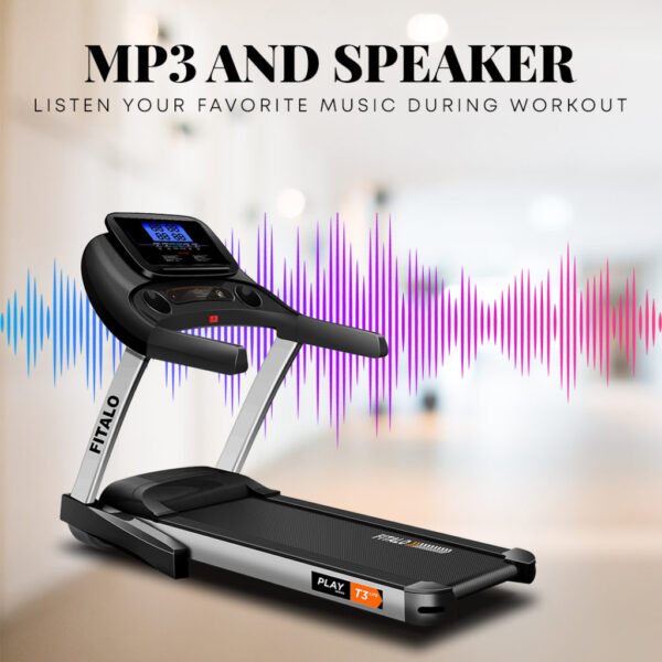 Play T3 Lite Installation Free Treadmill with Bluetooth App - Image 5