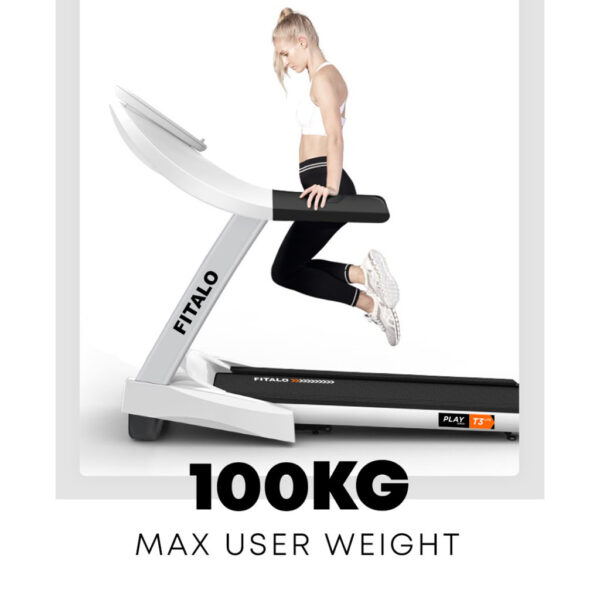 Play T3 Lite Installation Free Treadmill with Bluetooth App - Image 9