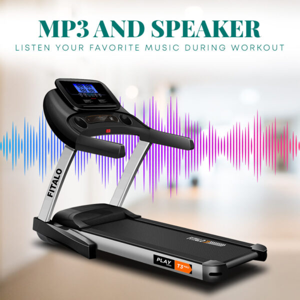 Play T3 Pro Installation Free Treadmill with Bluetooth App and Auto Incline - Image 4