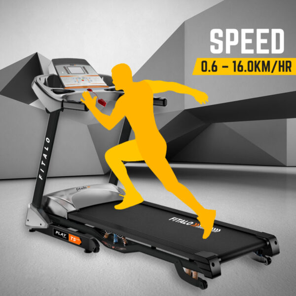 Play T5 Lite Motorised Treadmill with Voice Broadcast - Image 5