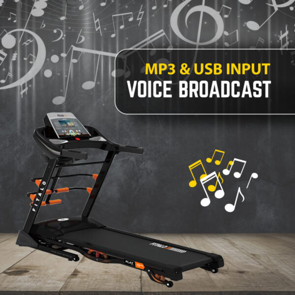 Play T5 Max Multifunction Treadmill with Voice Broadcast - Image 8