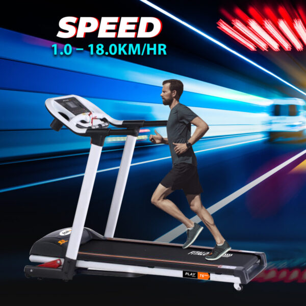 Play T6 Pro Motorised Treadmill with Auto Incline - Image 4